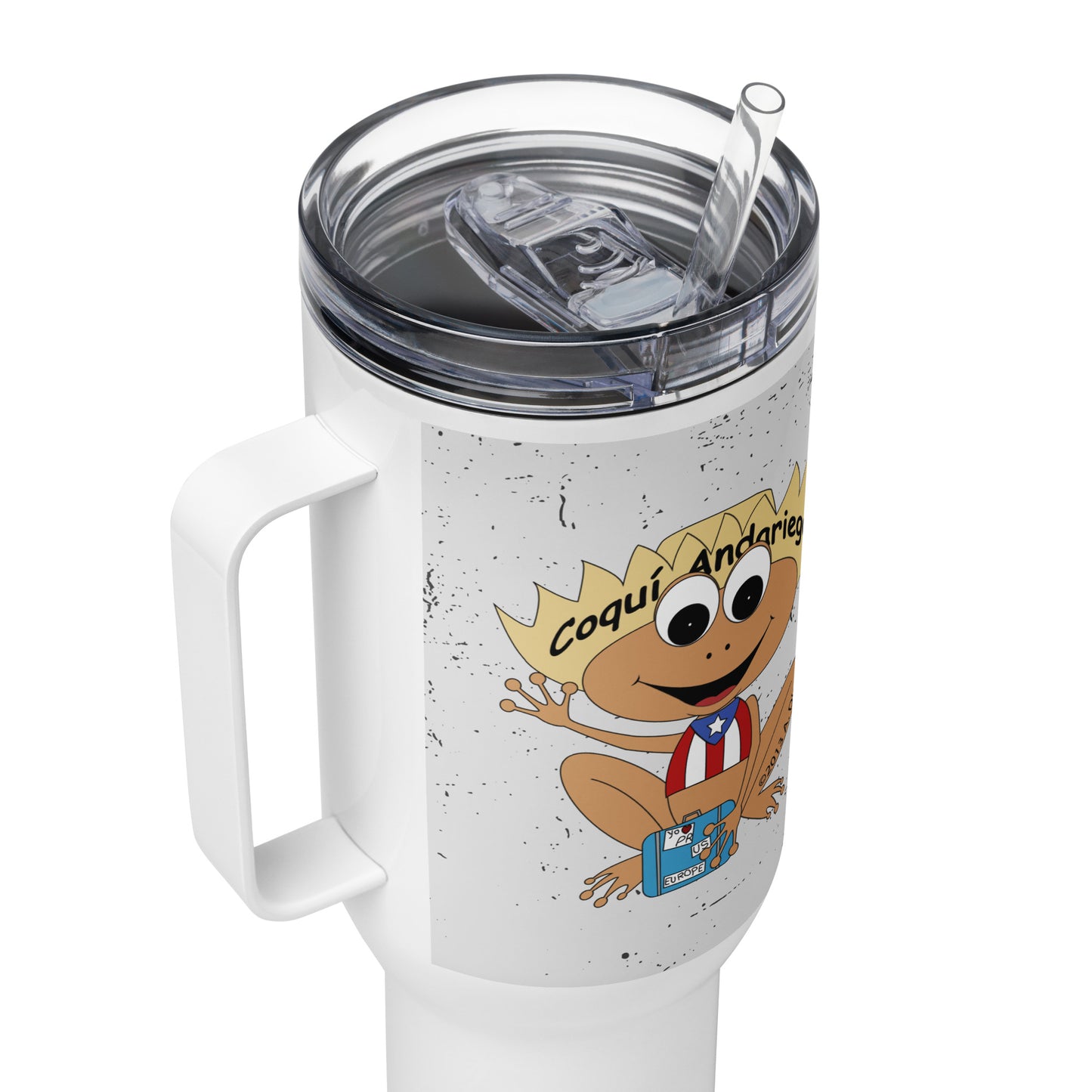 Coquí Andariego in Aguas Buenas – 40oz Stainless Steel Travel Mug