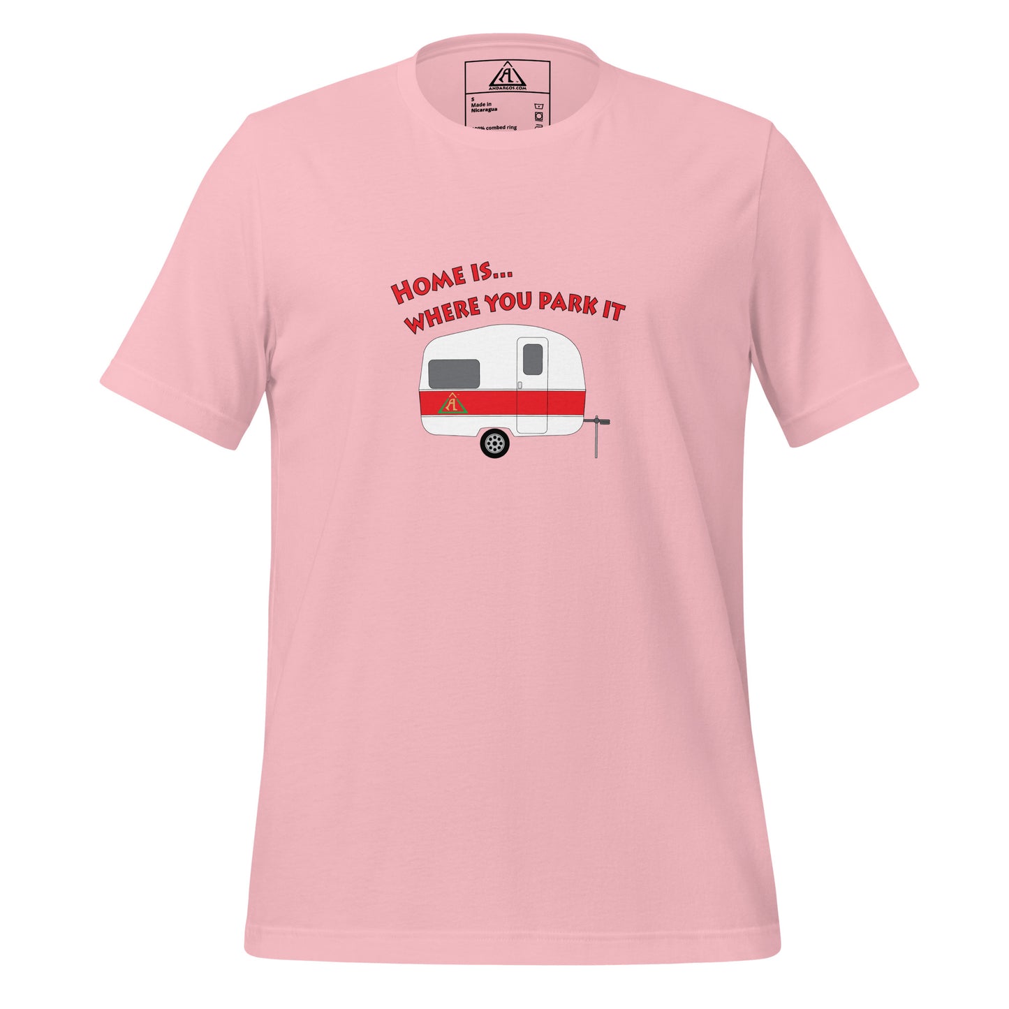AO Home es donde lo estacionas, Camiseta unisex