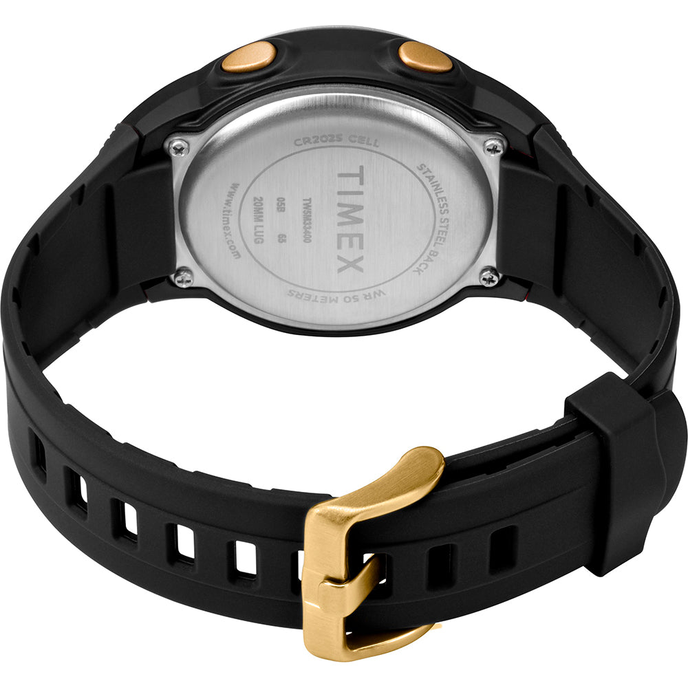 Timex T100 Negro/Oro - 150 vueltas [TW5M33600SO]