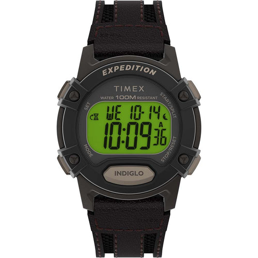 Timex Expedition Cat 5 - Caja de resina marrón - Correa marrón/negra [TW4B24500]