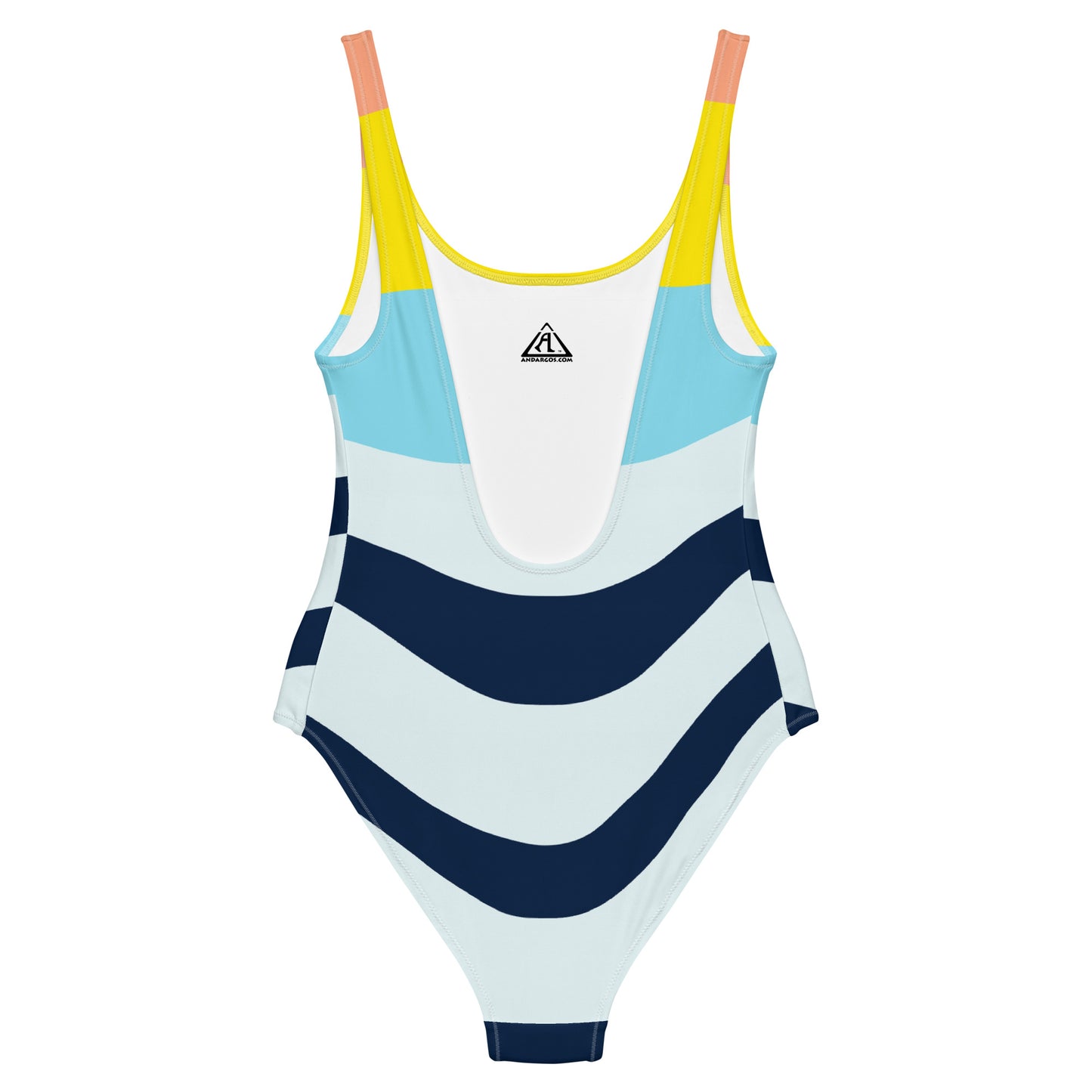 Abstract Design One-Piece Swimsuit