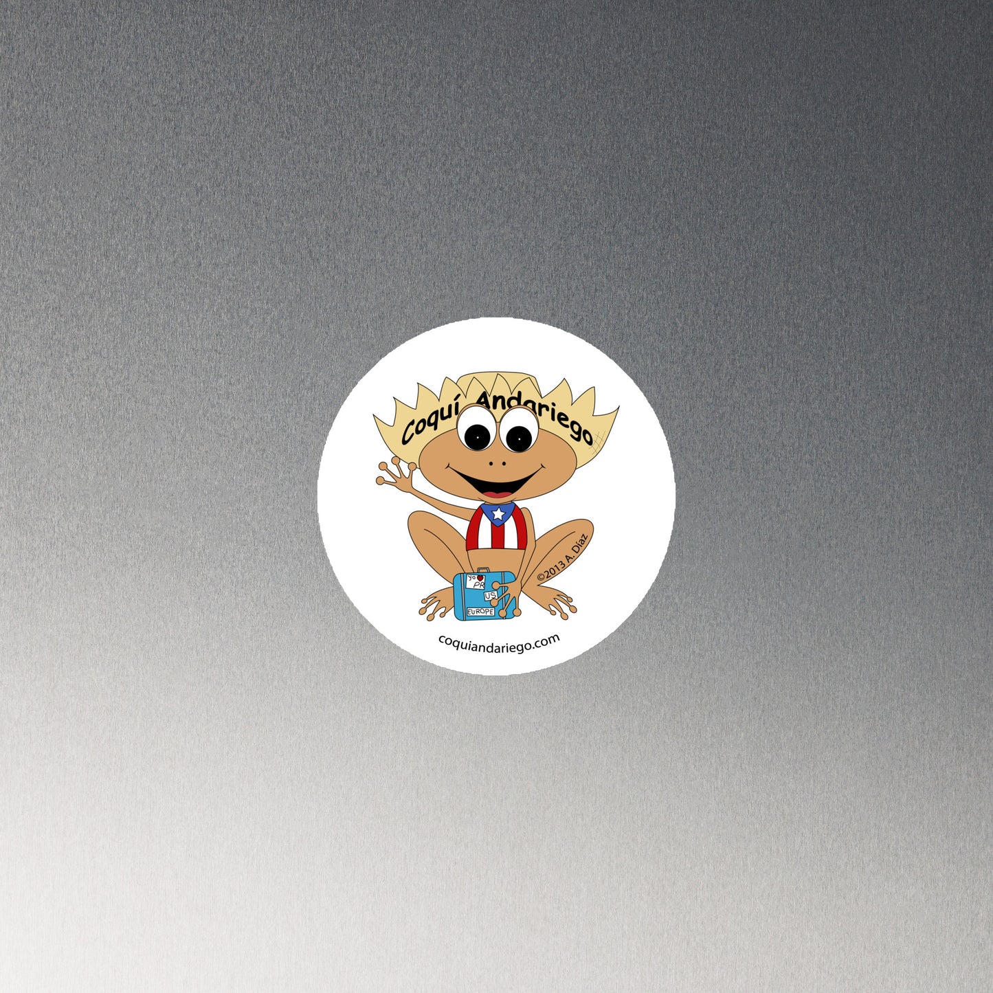 Coqui Andariego Magnet Sticker