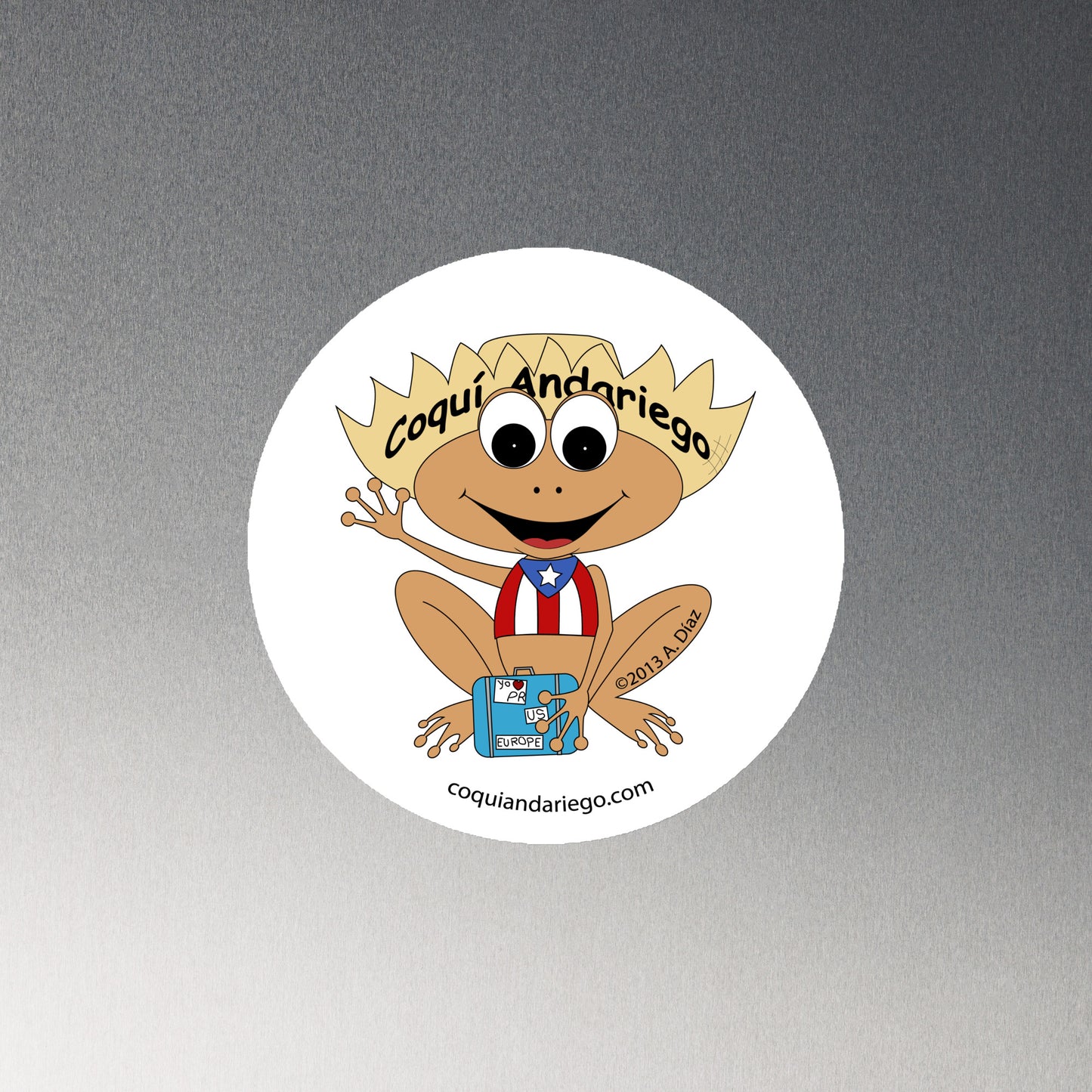 Coqui Andariego Magnet Sticker