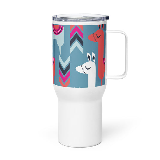 Andargos "Yessie's Peruvian Llamas Travel Mug"