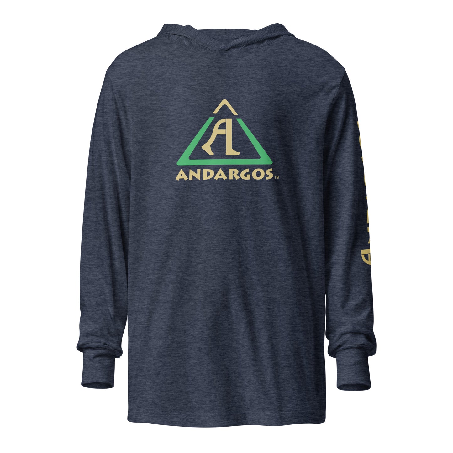 Andargos Logo Hooded Unisex Long-Sleeve Tee