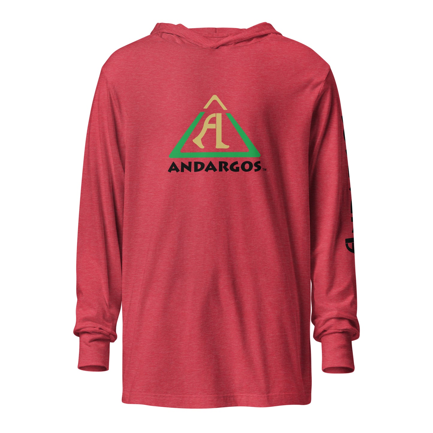 Andargos Logo Hooded Unisex Long-Sleeve Tee