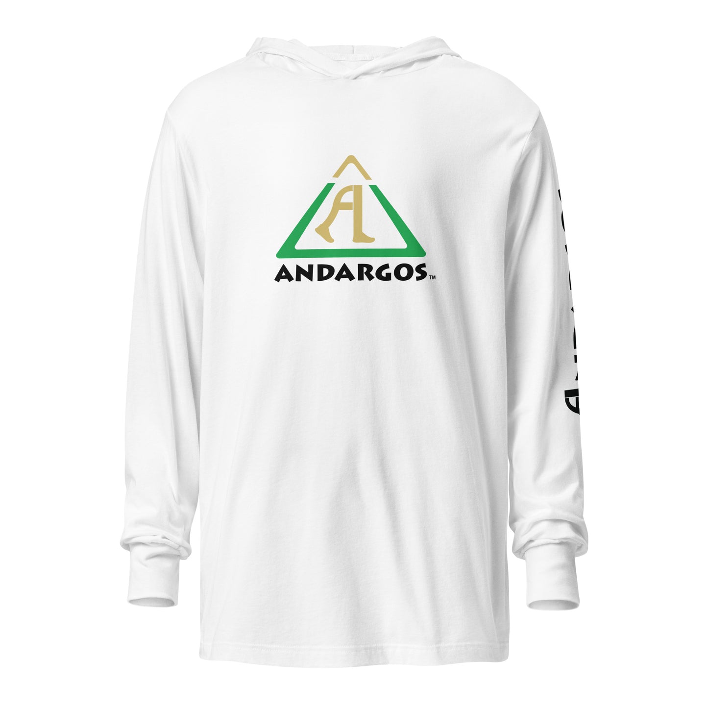 Andargos Logo Hooded Unisex Long-Sleeve Tee