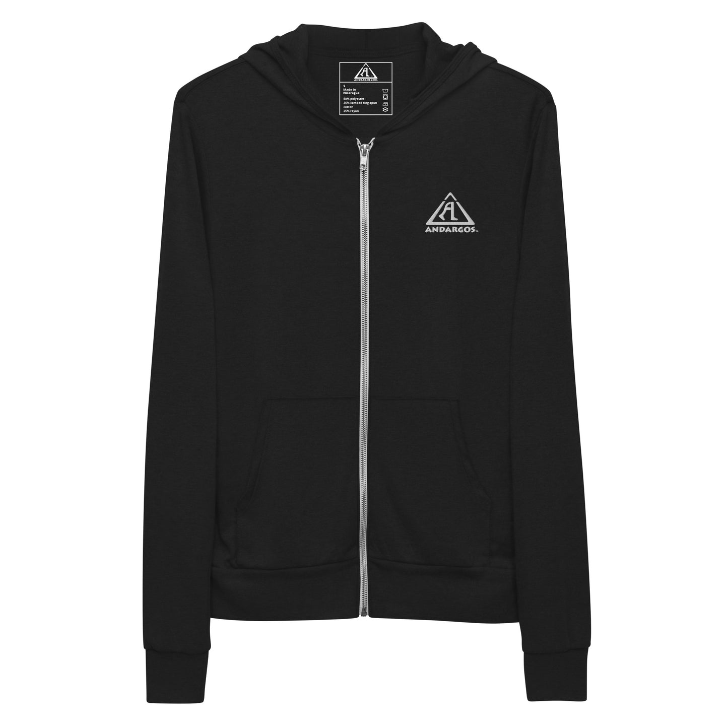 Andargos Unisex Zip Hoodie