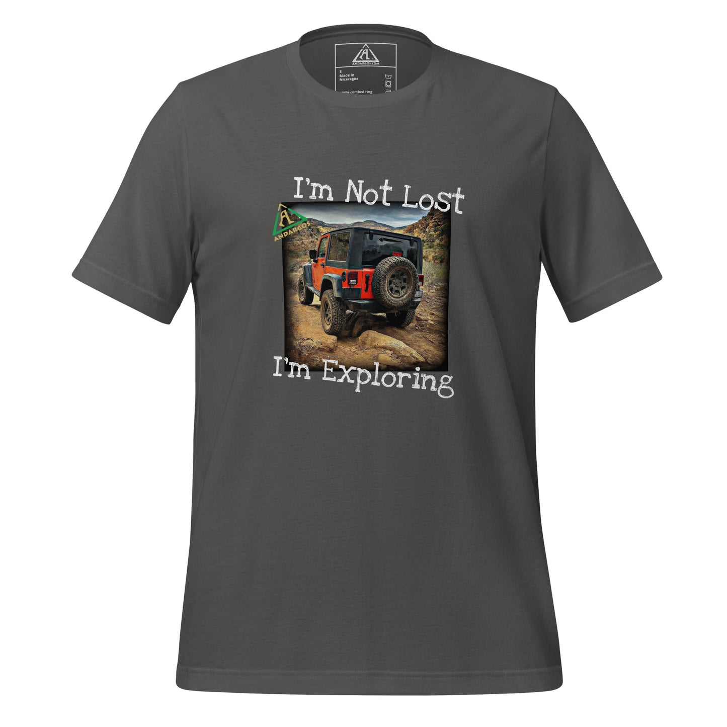 No estoy perdido, estoy explorando la camiseta unisex