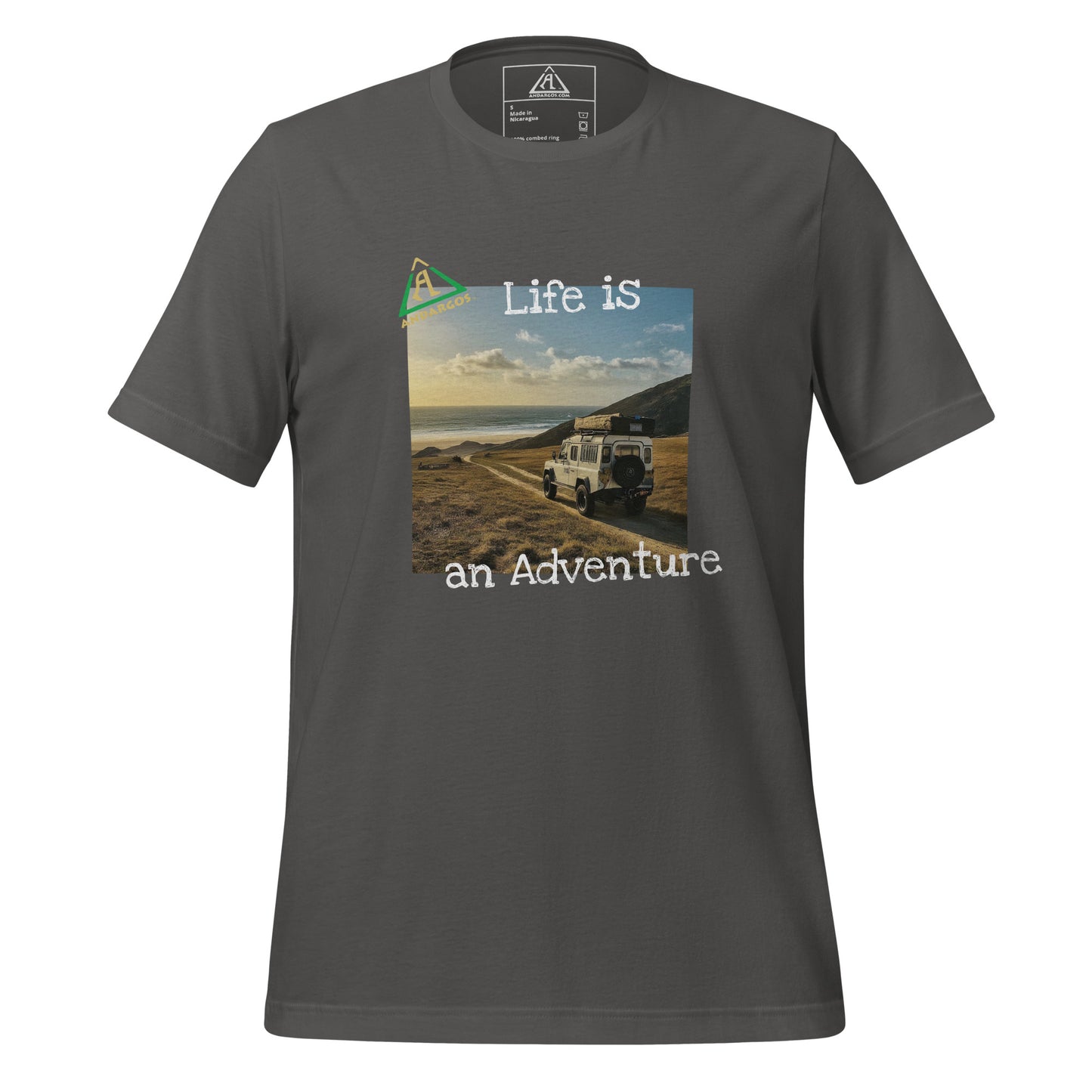 La vida es una camiseta unisex de aventura