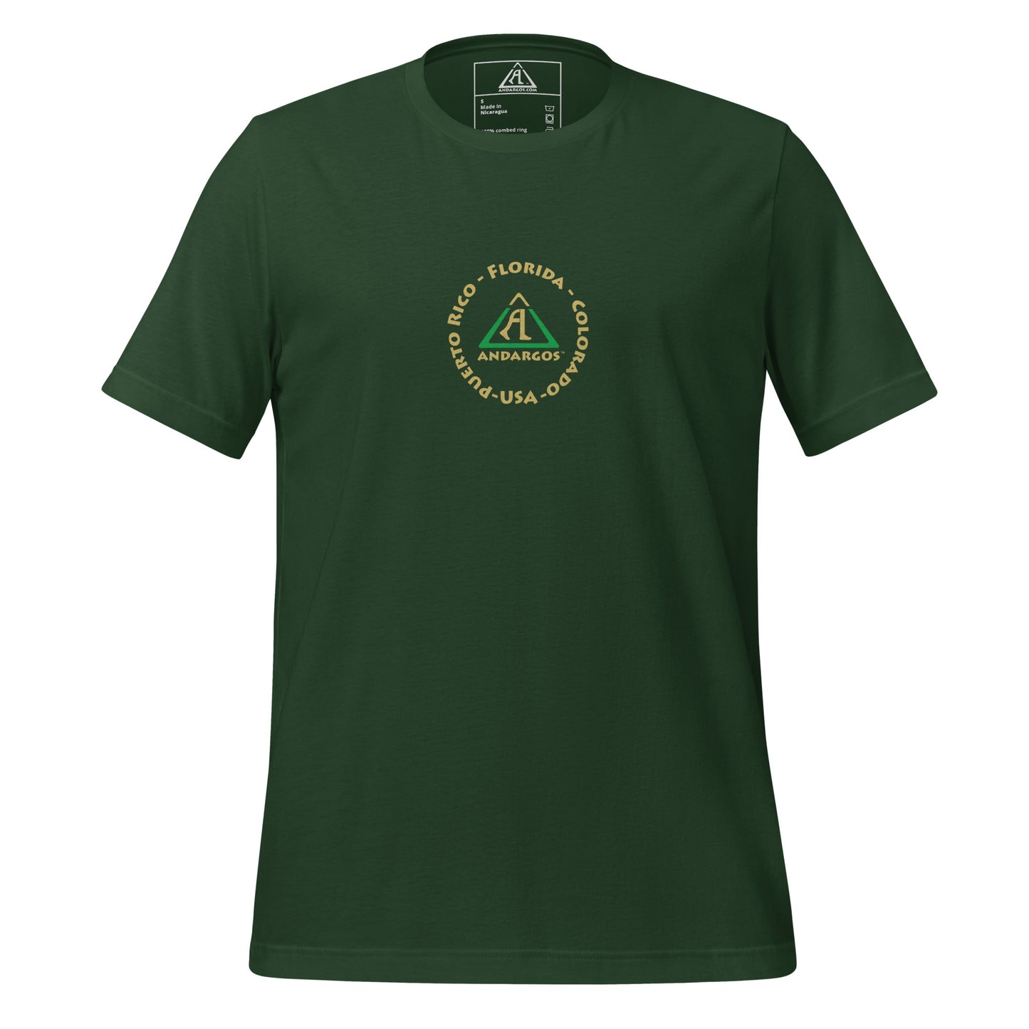 AO LOGO PR, FL, CO, EE. UU. - Camiseta unisex