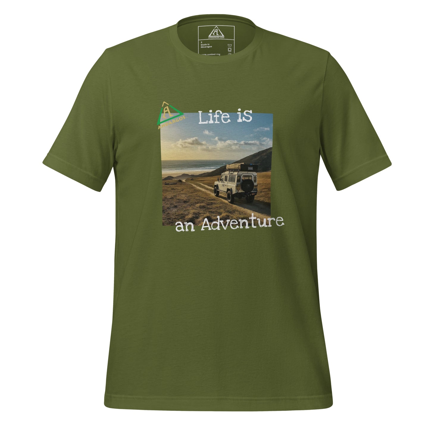 La vida es una camiseta unisex de aventura