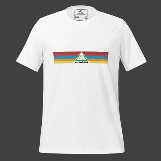 Andargos Retro Colors Lines Cotton Unisex T-Shirt